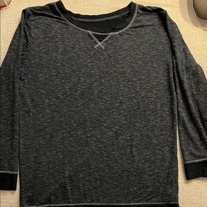 Felina Black Heather Long Sleeve Top